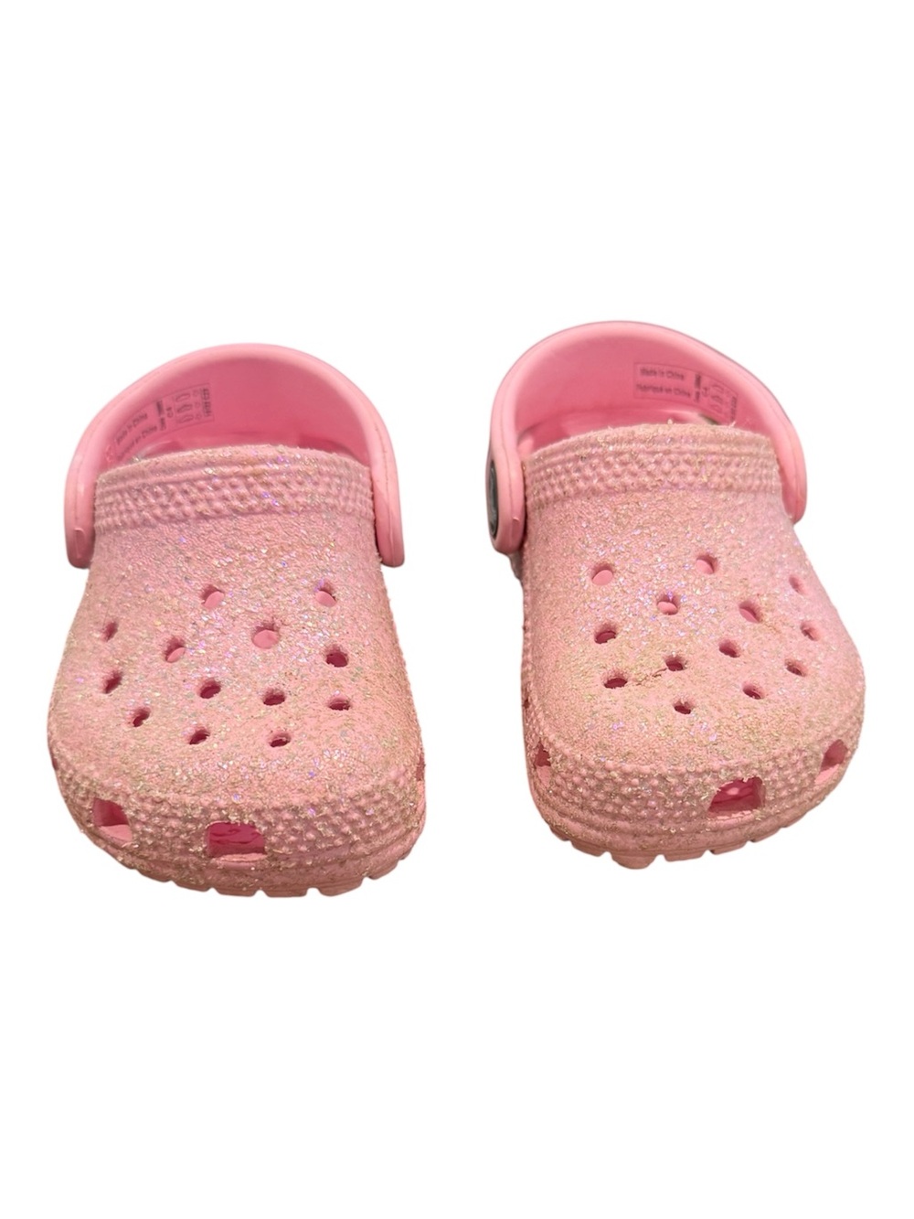 CROCS Kids Glitter Pink Clogs